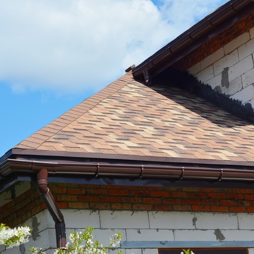 home with a shingle roof