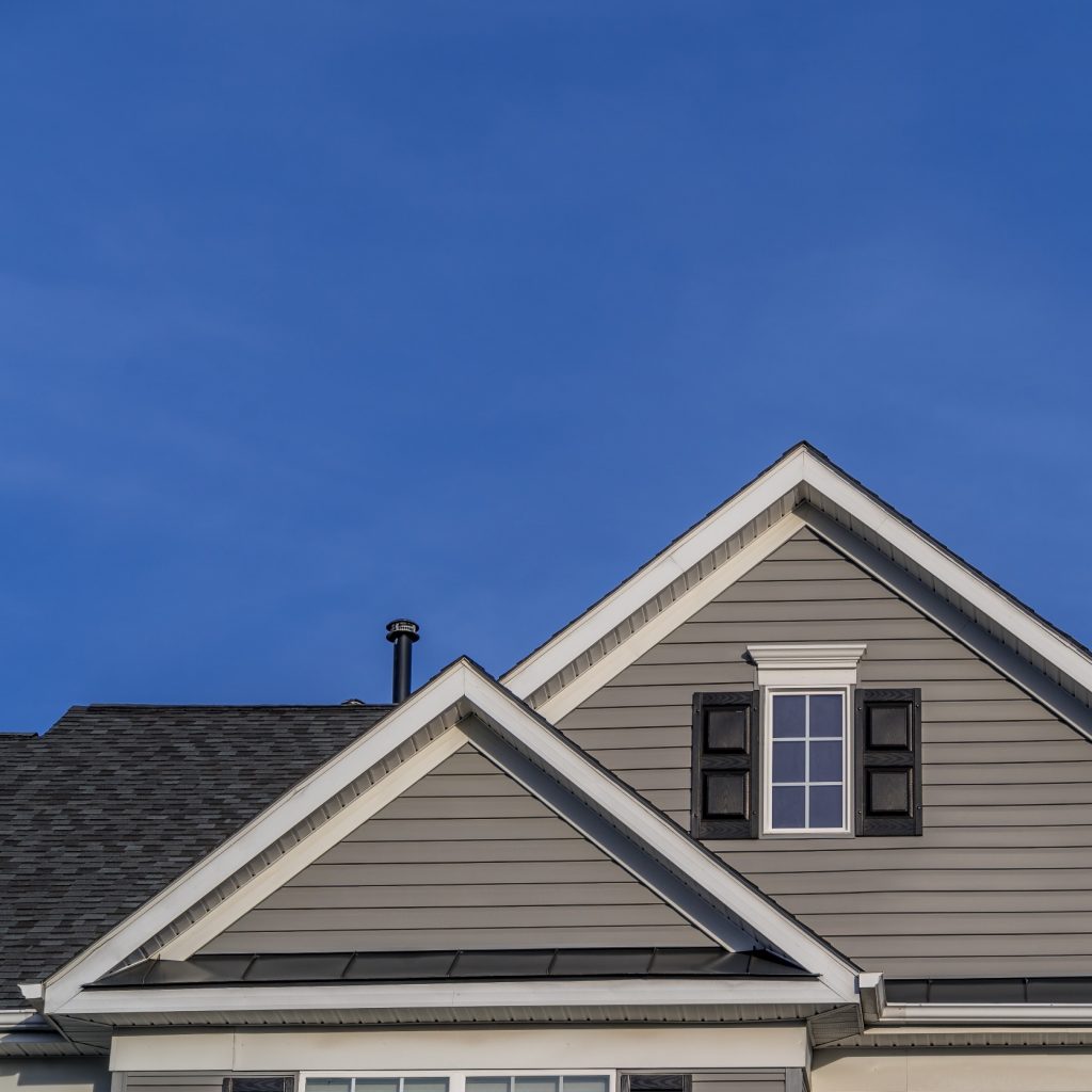 soffit and fascia of residential home