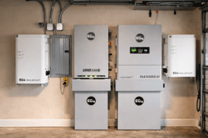 EG4 battery storage system installation in Portland and Eugene