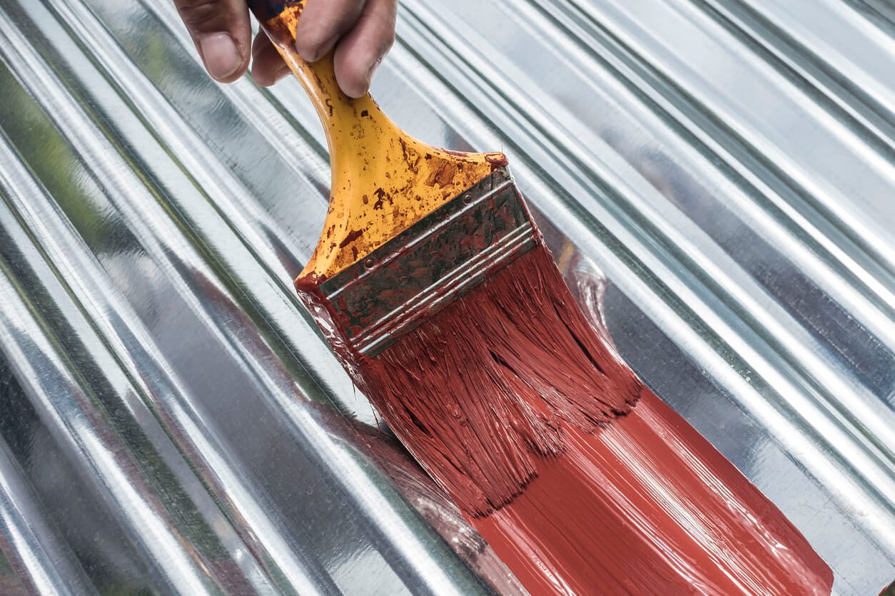 can you paint metal roofing panels