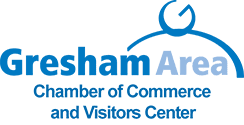 Proud members of the local Gresham Area Chamber of Commerce and Visitors Center.