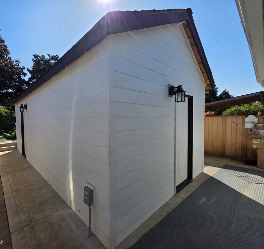The ADU front entrence was modified to reduce costs for the customer 