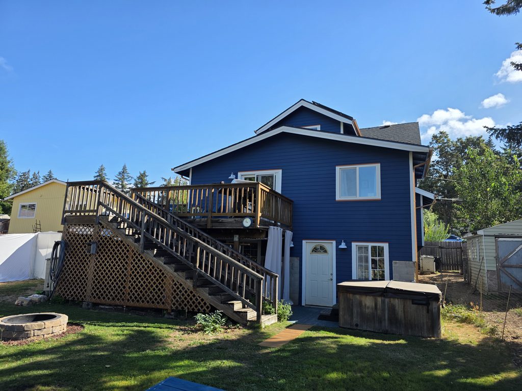 Back of the house has been completed