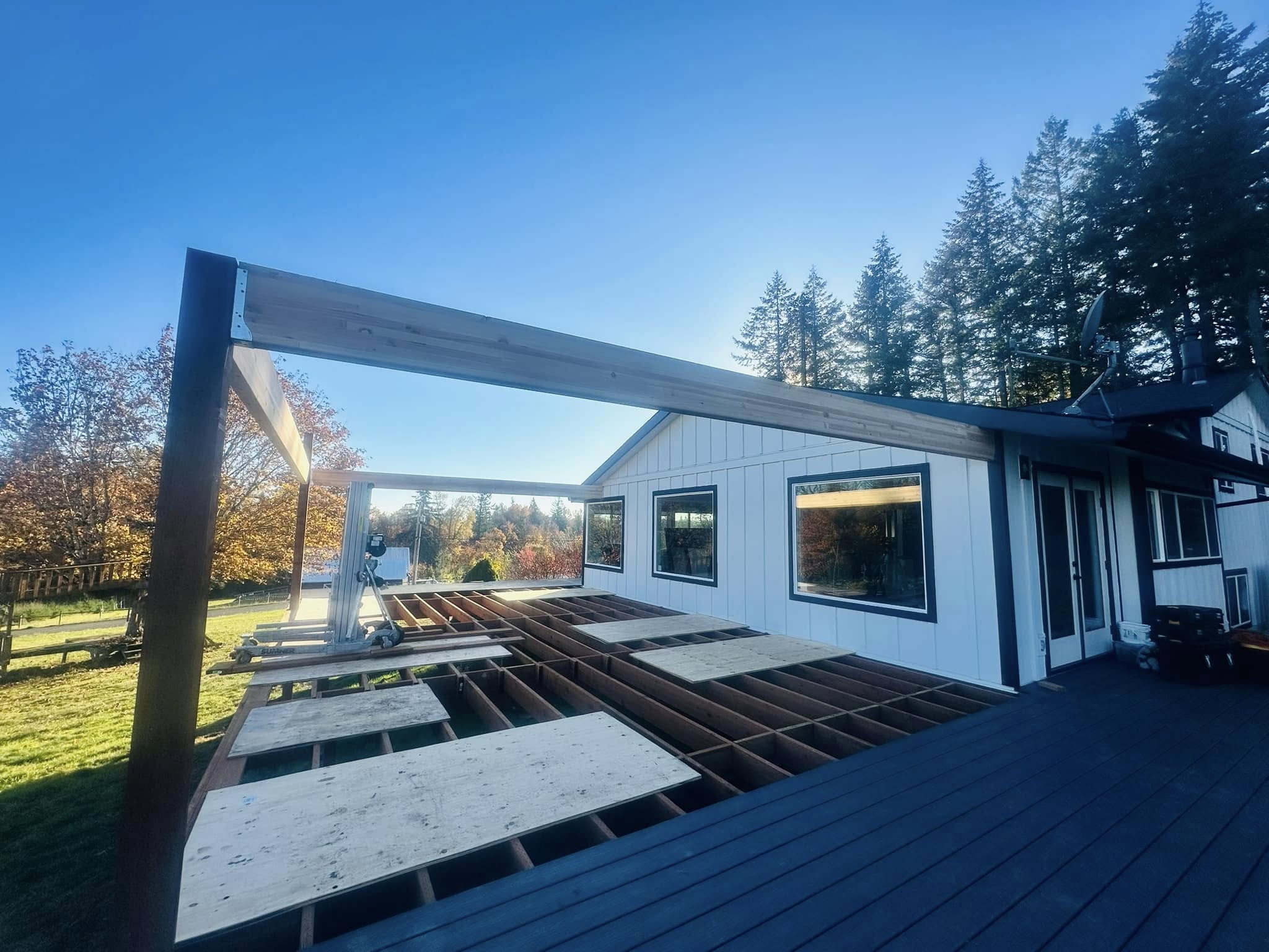 Deck is taking shape