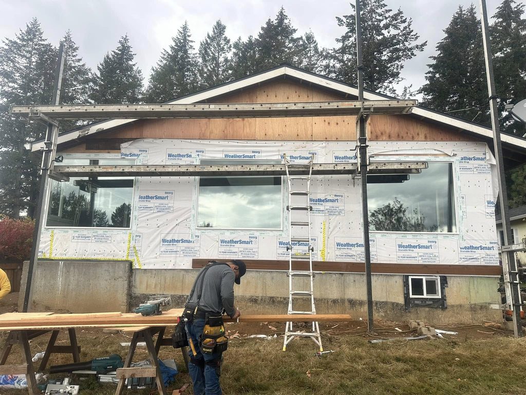 Demo complete so siding can begin