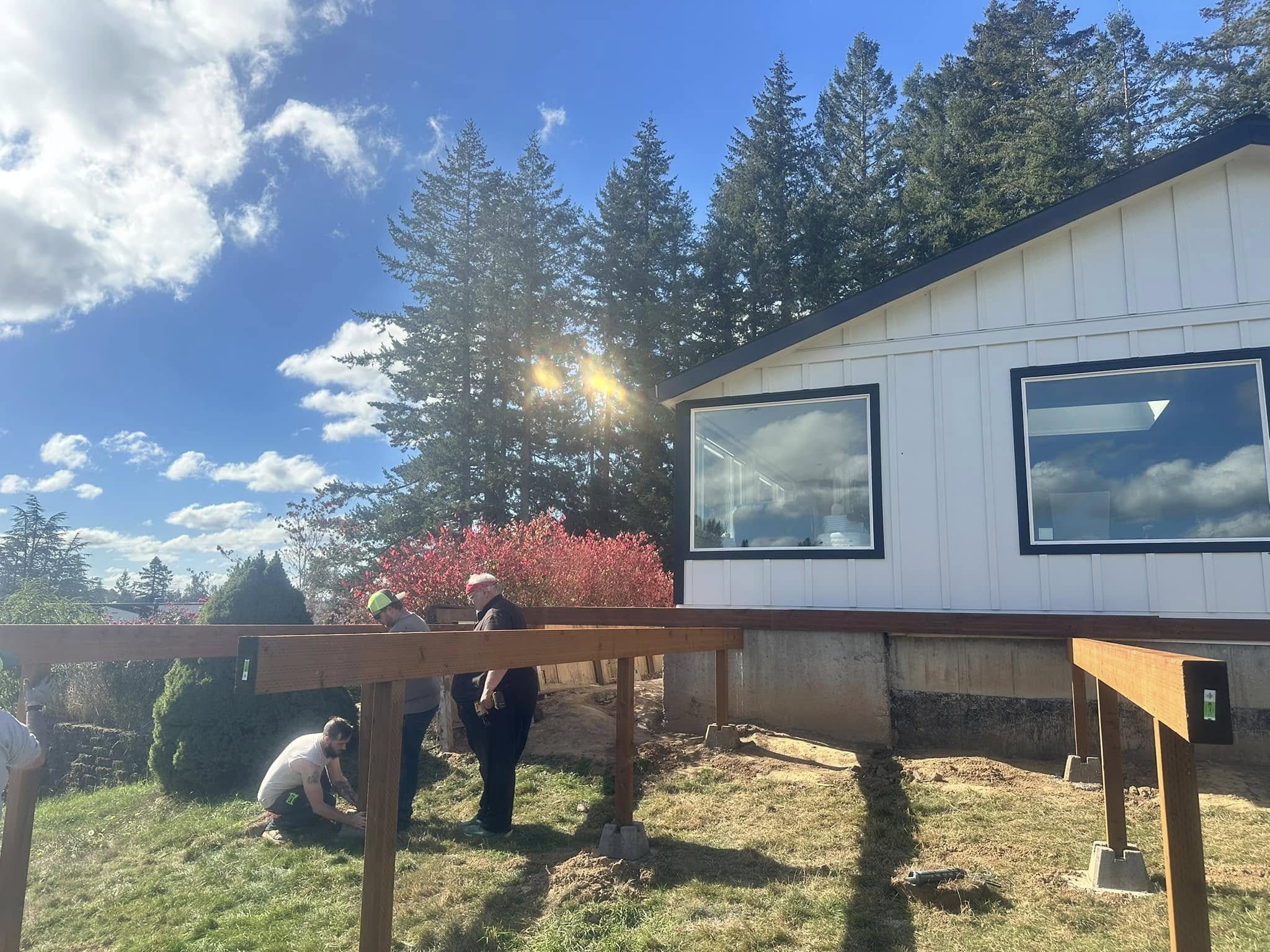 Decking starts