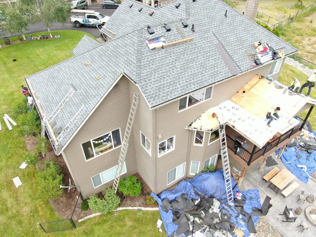 Roof replacement is nearing completion