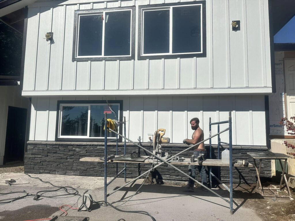 Nearing completion of the Rodgers home