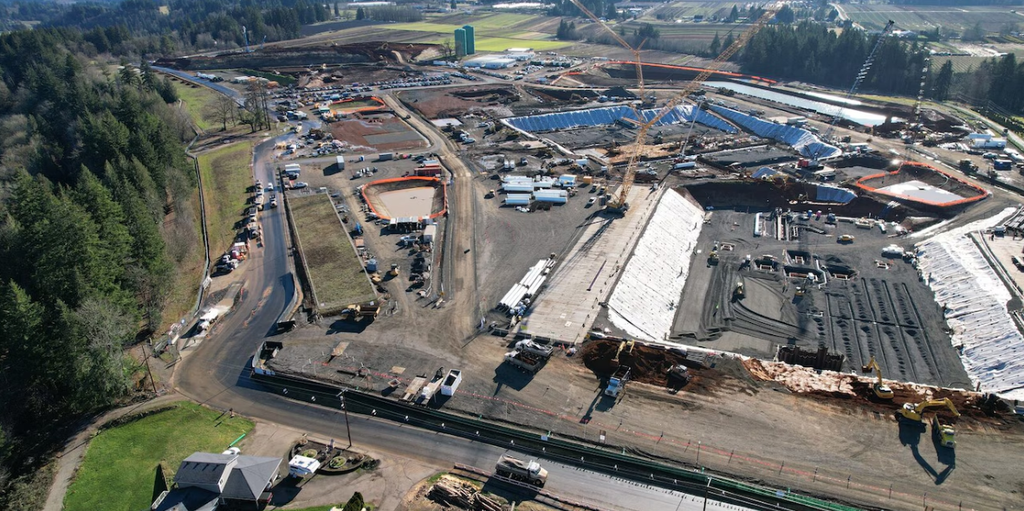 Bull Run Water Treatment Arial View